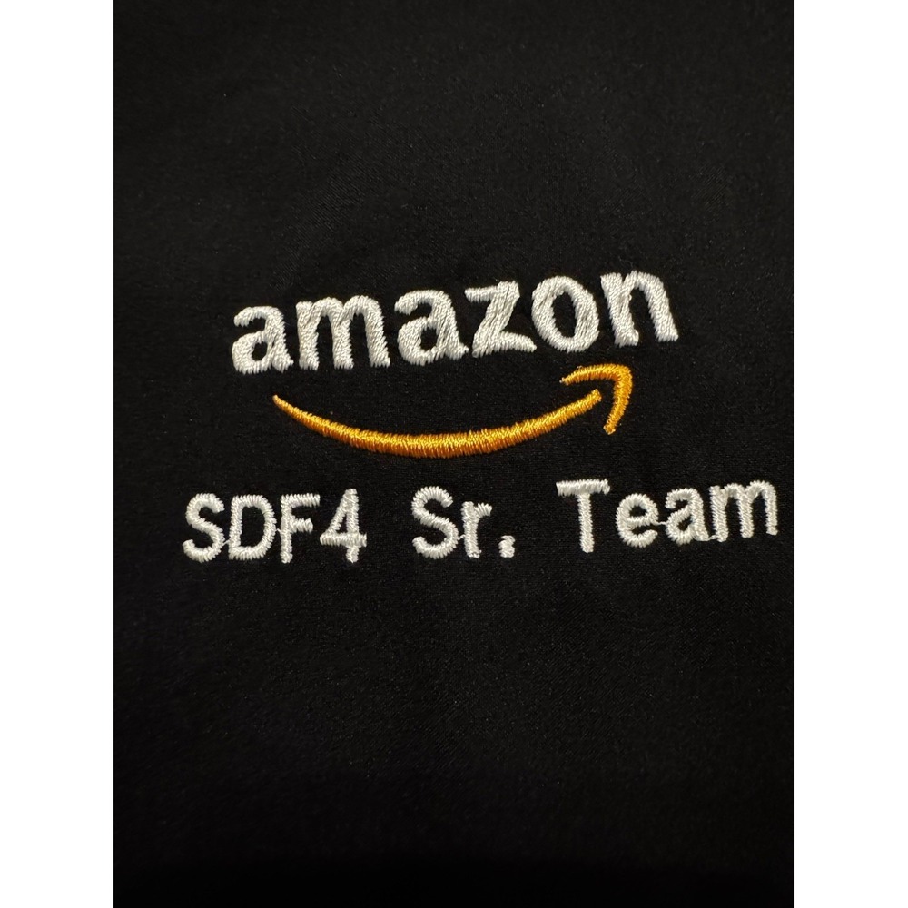 Adidas Aeroready Bomber Jacket Amazon SDFA Sr Team Black Mens Large - Picture 3 of 6